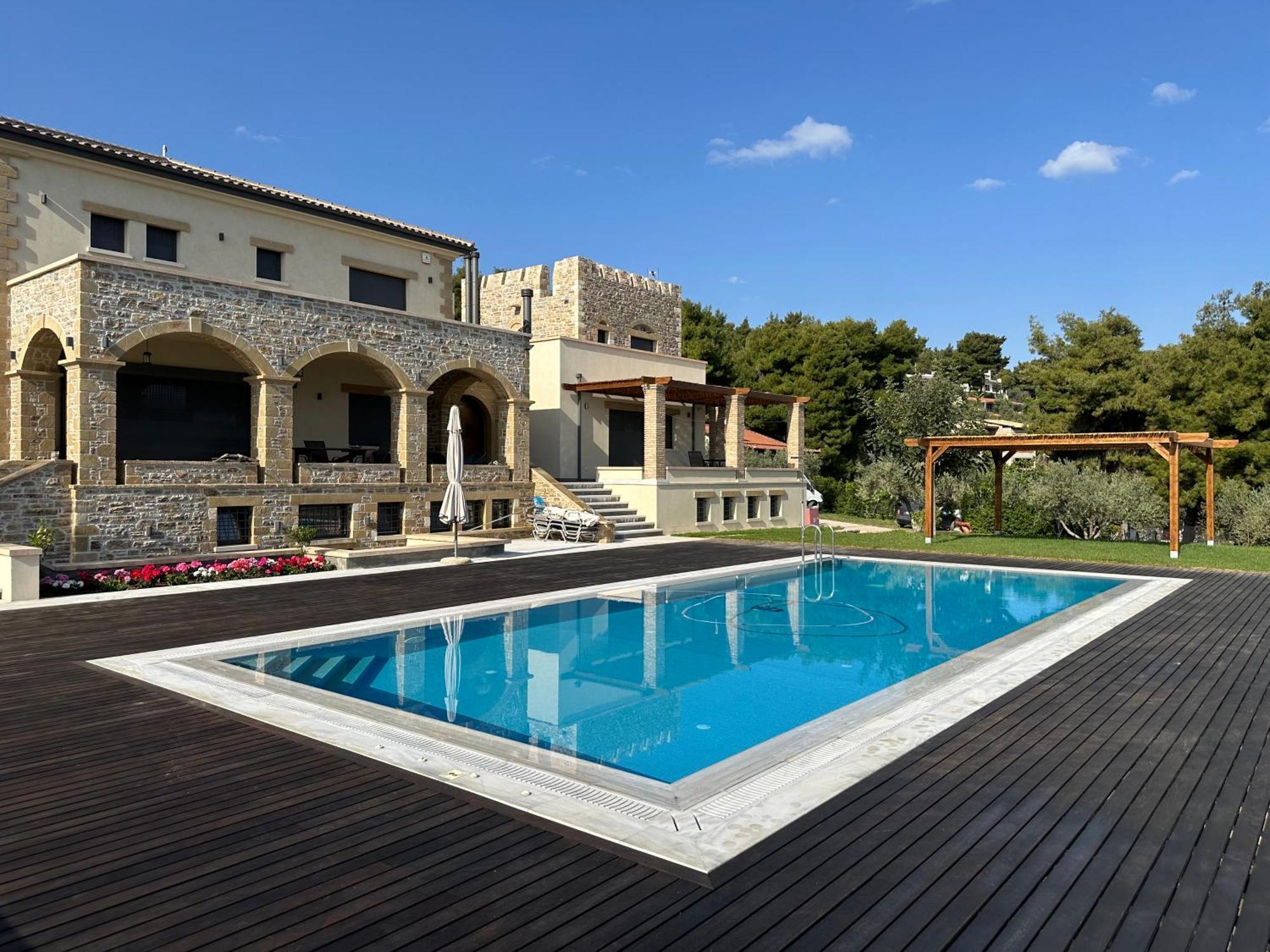 Villa Kalamos / Sea View And Pool Nearby Athens Exteriör bild