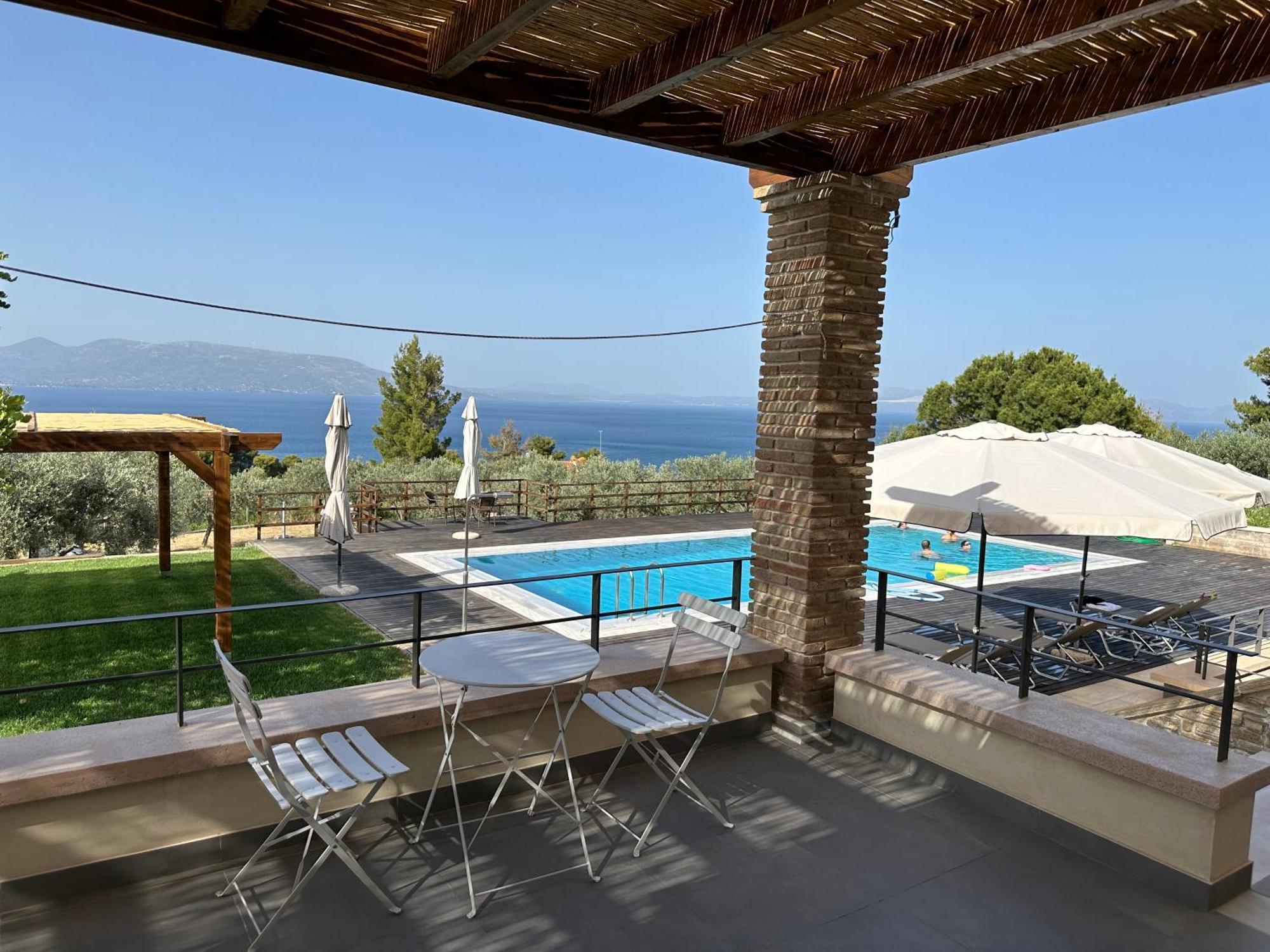 Villa Kalamos / Sea View And Pool Nearby Athens Exteriör bild
